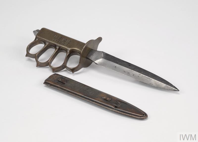 US MK 1 Trench Knife. Photo courtesy of the Imperial War Museum © IWM (WEA 779/1) © IWM. Original Source: http://www.iwm.org.uk/collections/item/object/30002970