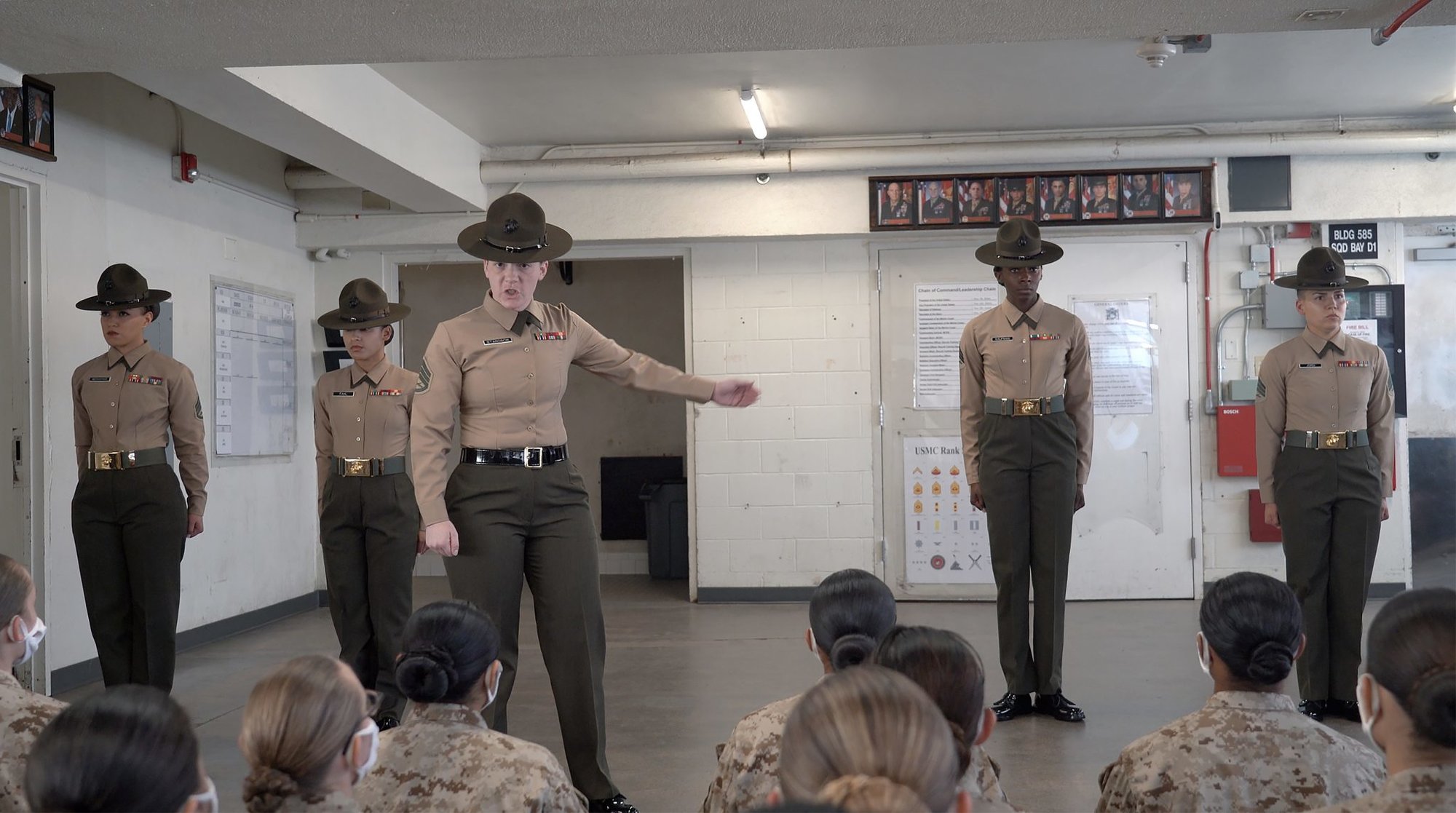 Marine Recruit Depot San Diego drill instructors