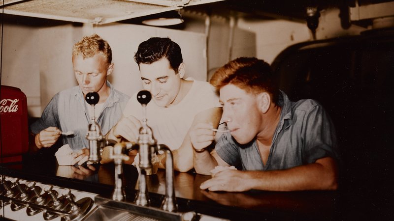 Navy ice cream history