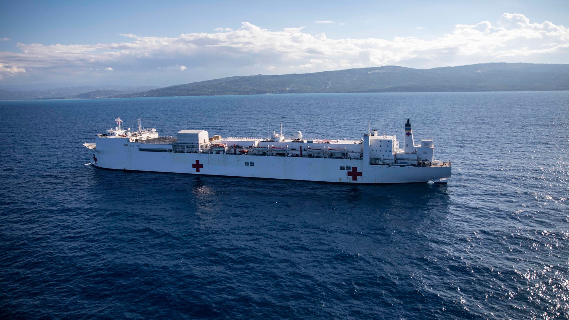 overboard hospital ship Comfort