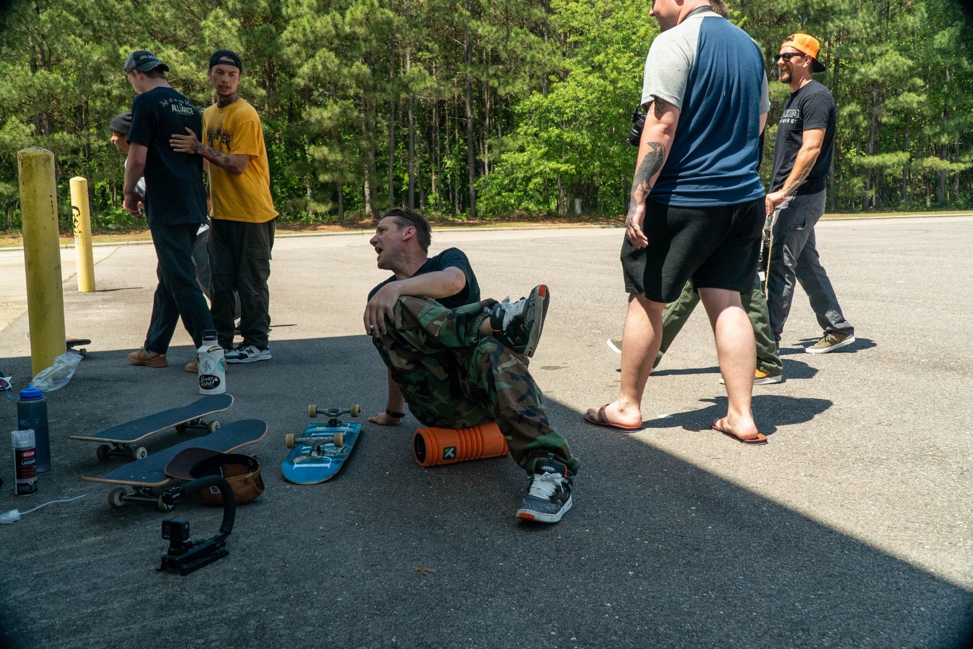 skateboarding