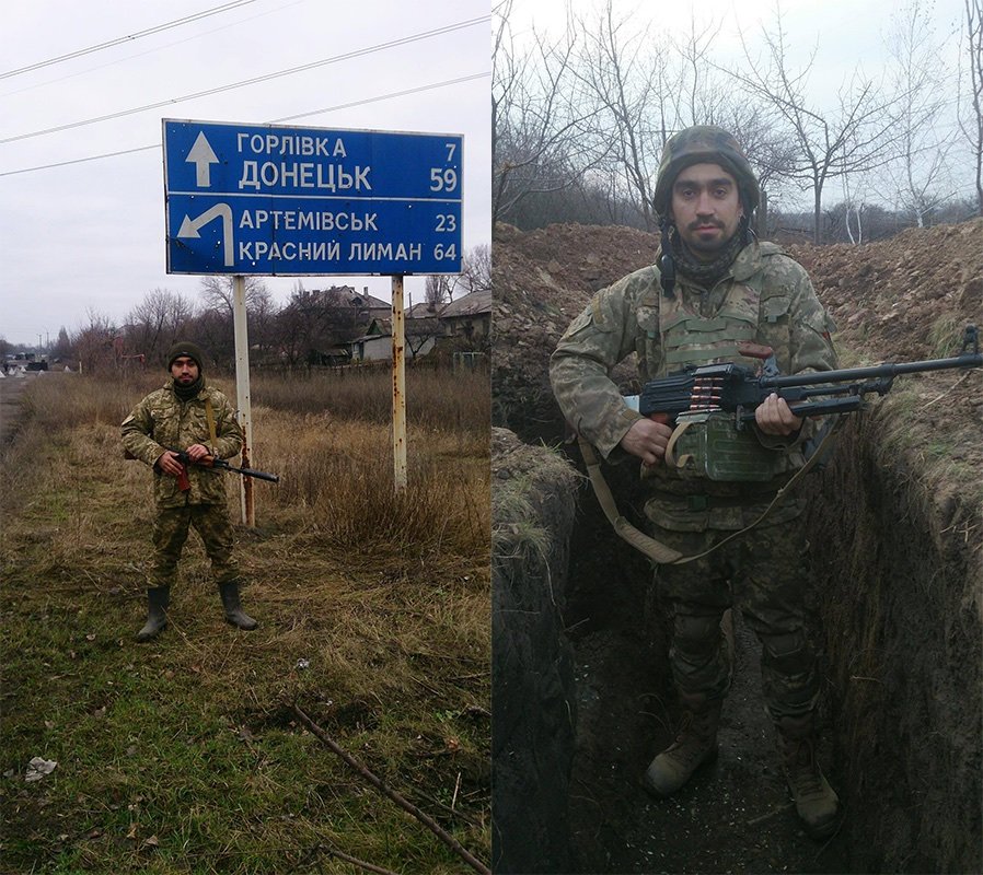 Ukrainian combat veteran