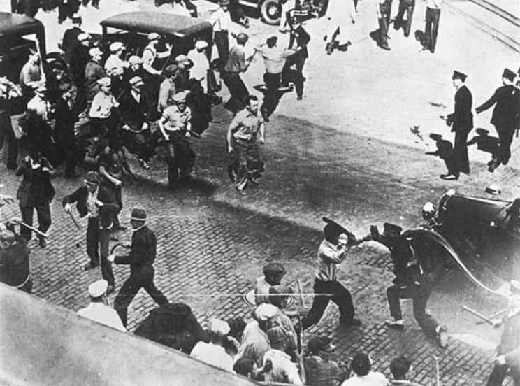 police officers during the Great Depression