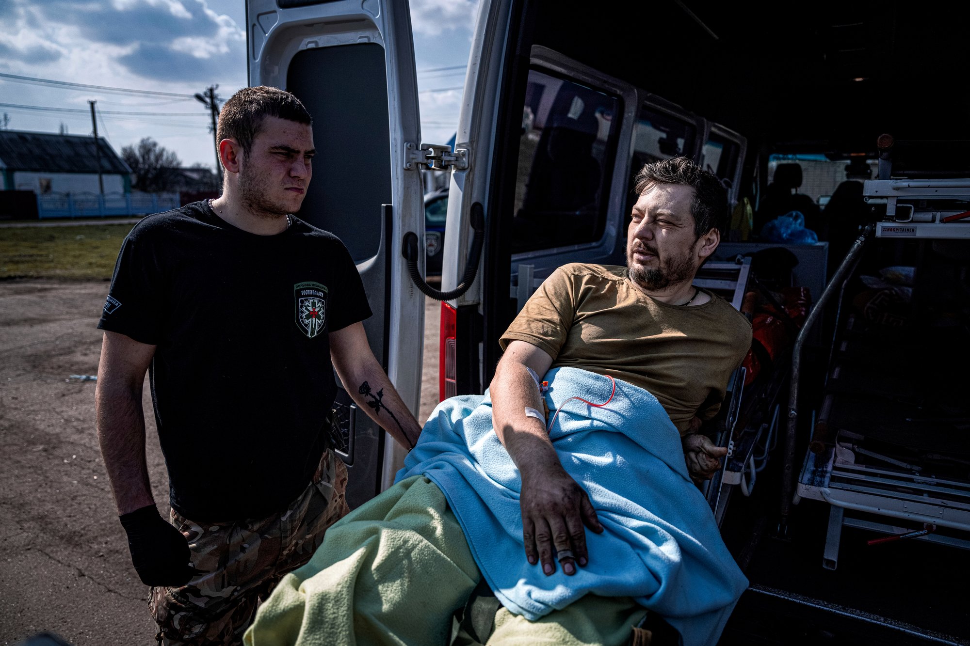 ukrainian wounded soldier