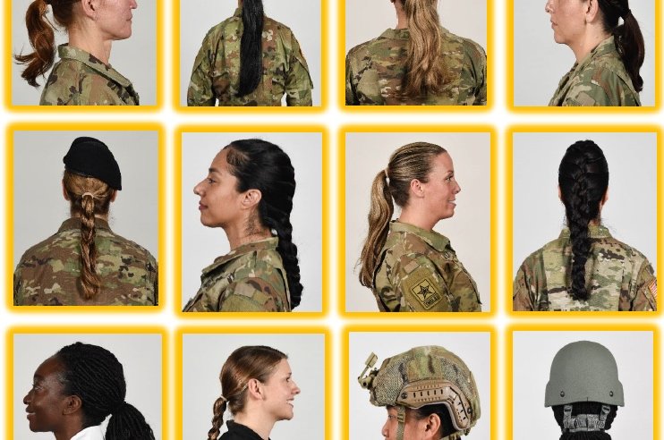 approved army ponytails braids hairstyles
