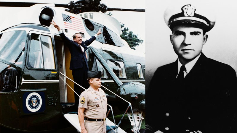 Presidents military careers Richard Nixon