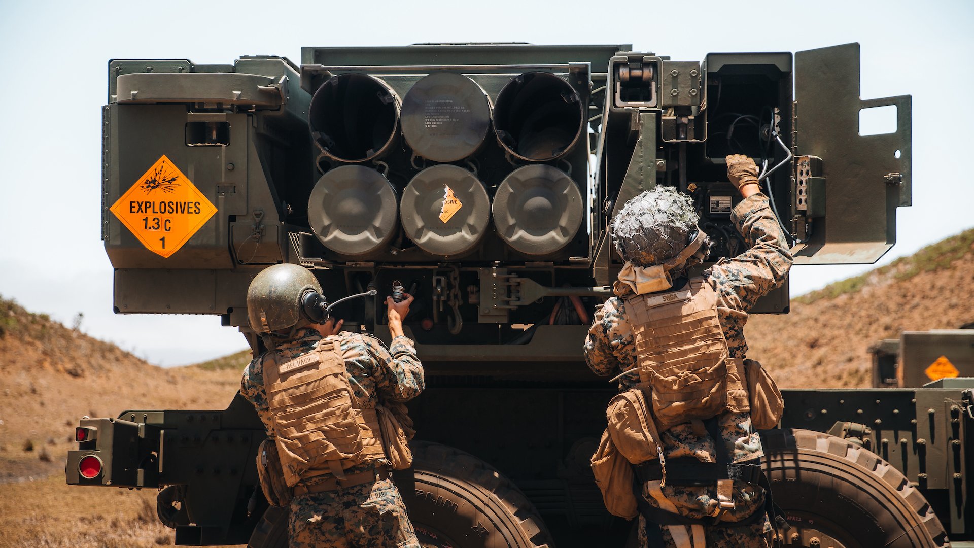 Russian media and military officials have been claiming to have destroyed US HIMARS systems — with no visual proof yet released — since their first arrival in Ukraine. Marine Corps photo by Cpl. Patrick King.