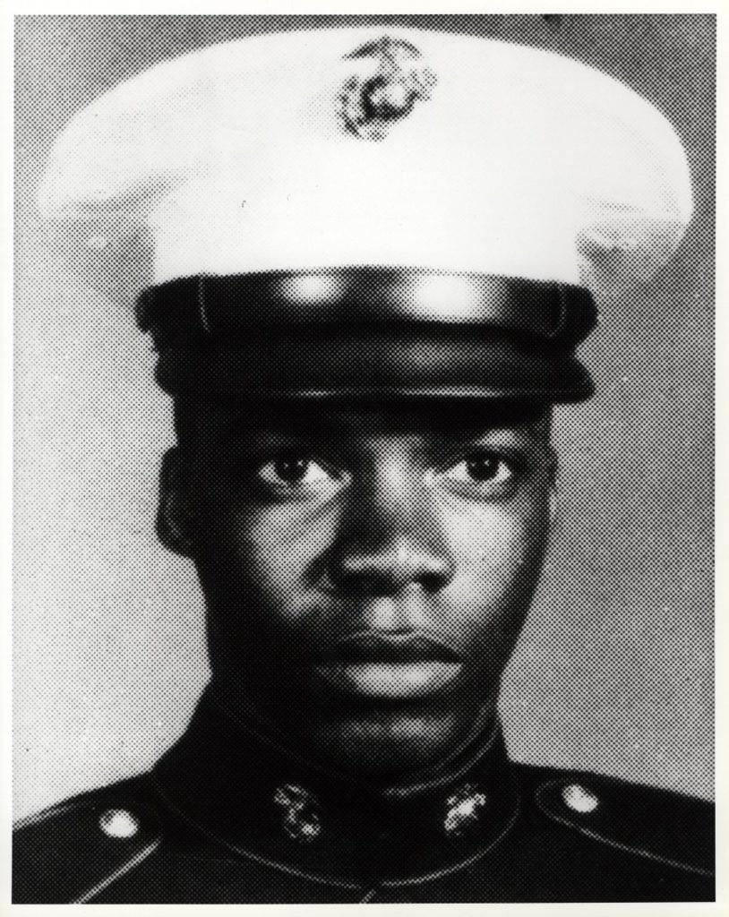Marine Private First Class Oscar P. Austin. Photo courtesy of U.S. Marine Corps History Division. 