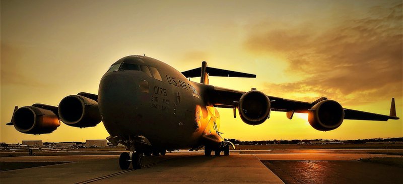 C-17 at Sunset