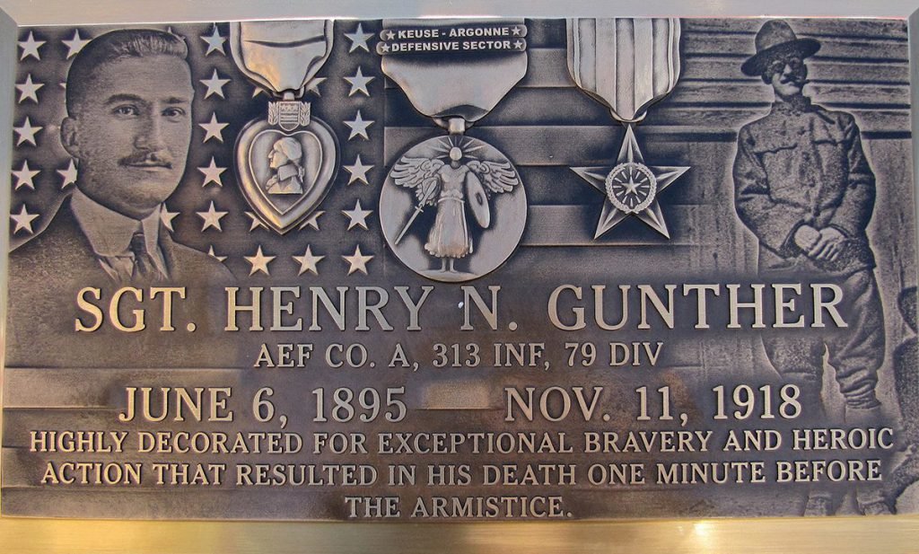 Henry Gunther Armistice WWI coffee or die