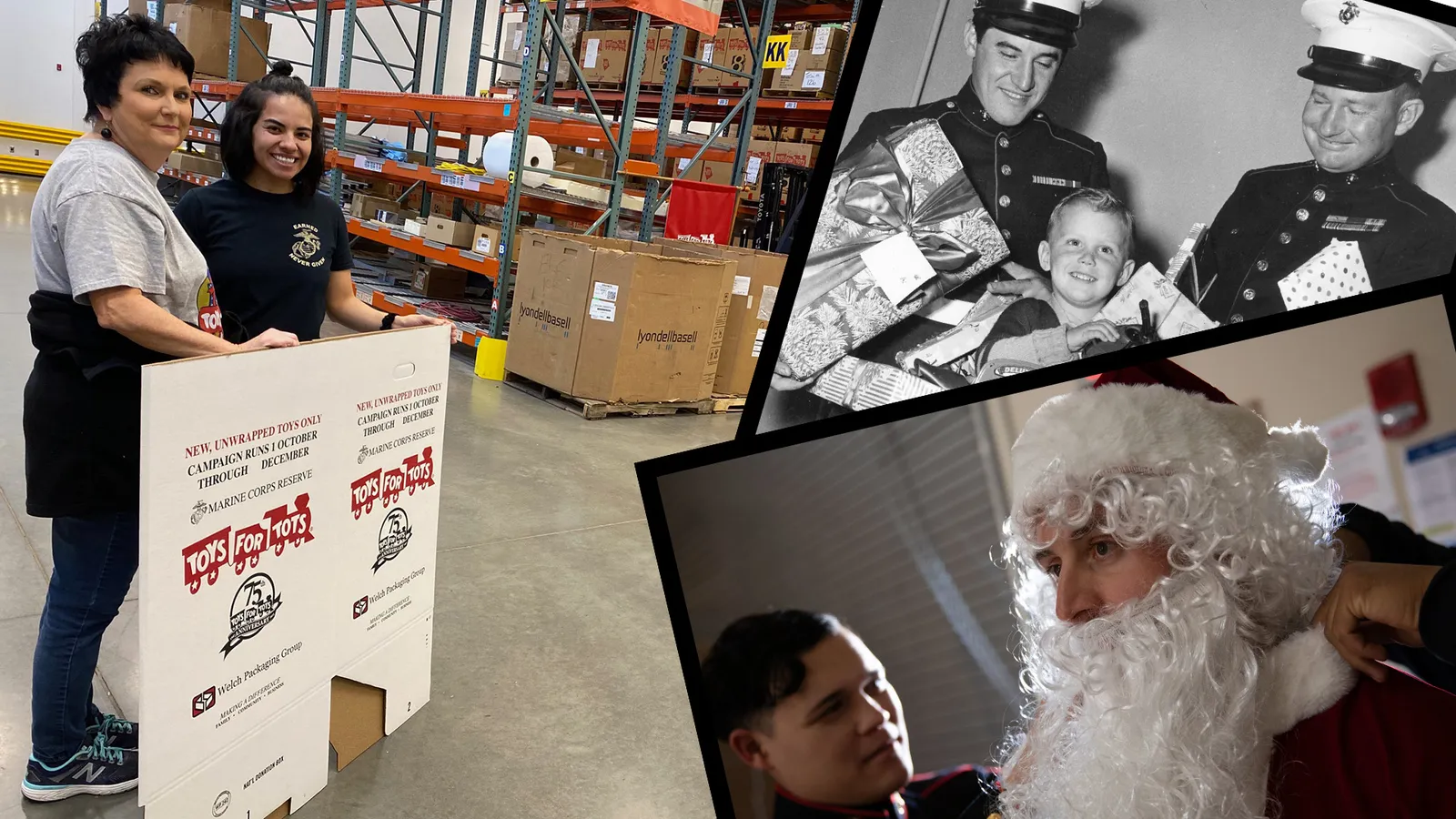 Santa toys for tots