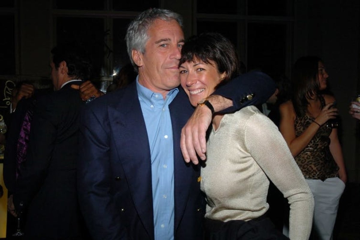Jeffrey Epstein and Ghislaine Maxwell on March 15, 2005. Joe Schildhorn/Patrick McMullan via Getty Images and The Conversation.