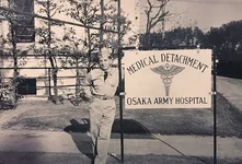 Mickey Kor in Osaka, Japan, during the Korean War. Photo courtesy of Alex Kor.