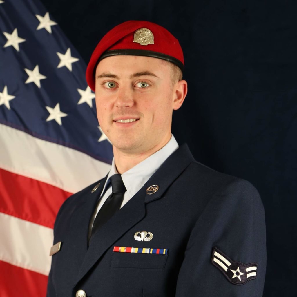 Airman First Class Keigan Baker. Photo courtesy of the U.S. Air Force.