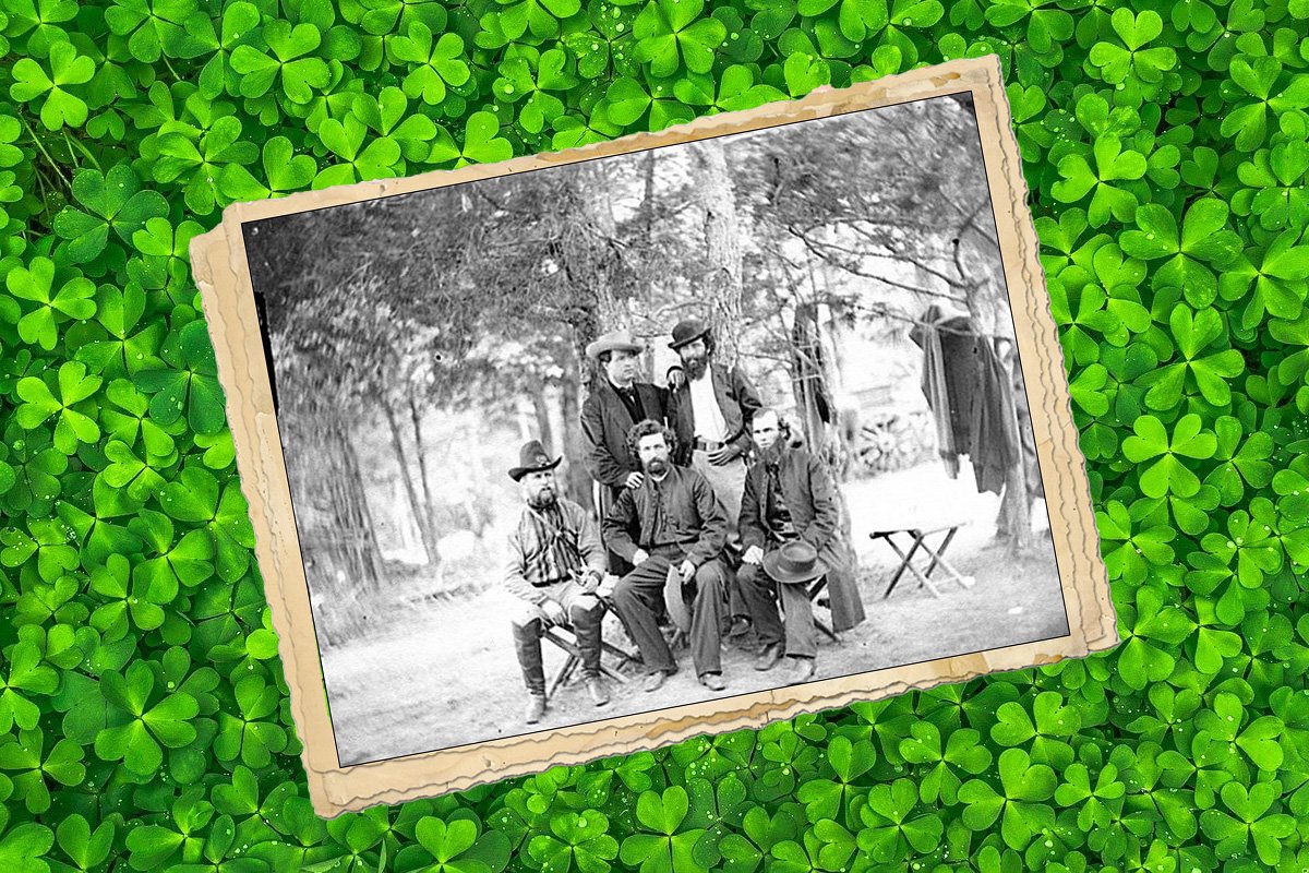 St. Patrick's Day celebration Irish Brigade coffee or die