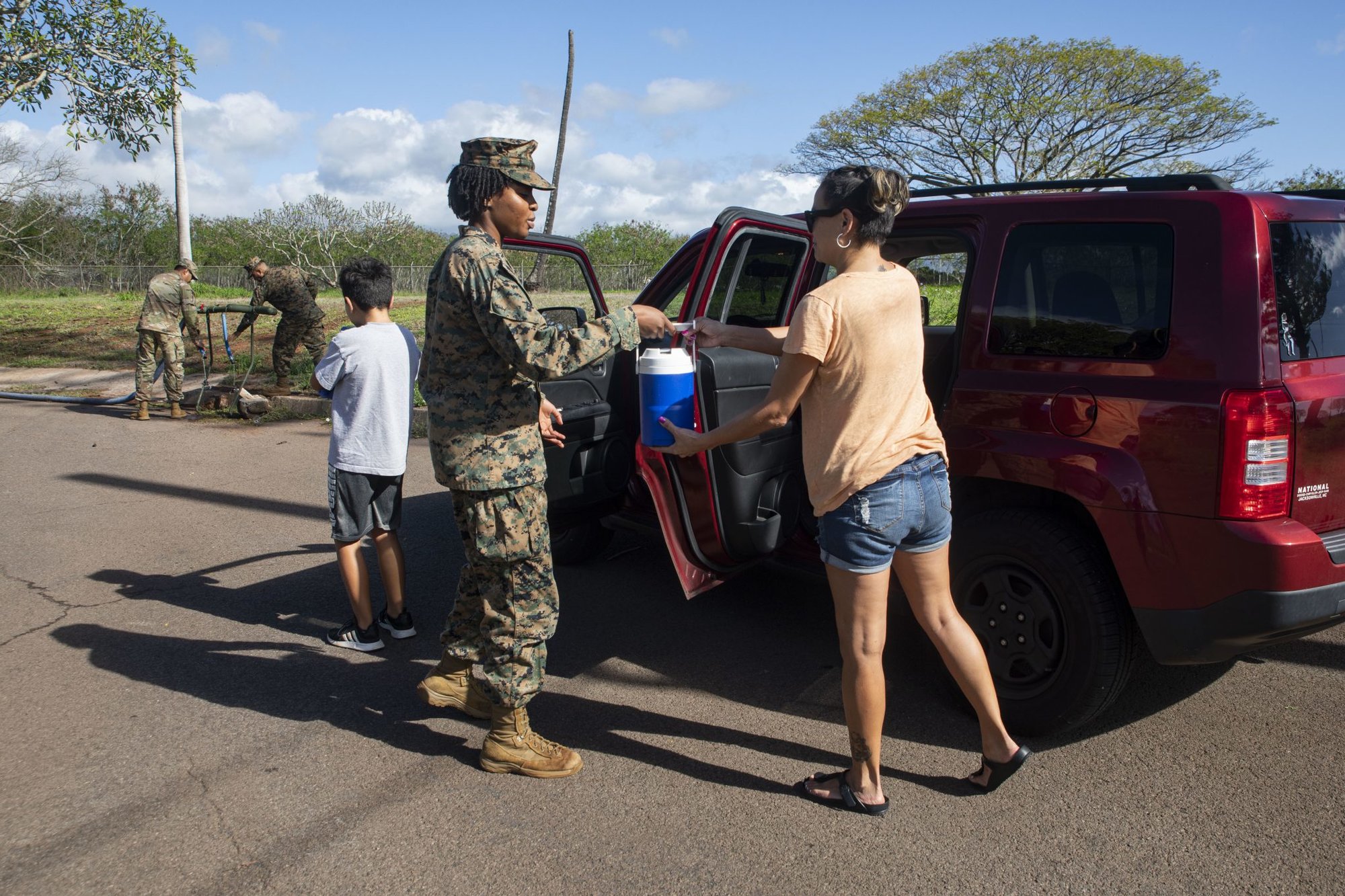 Navy fuel spill families