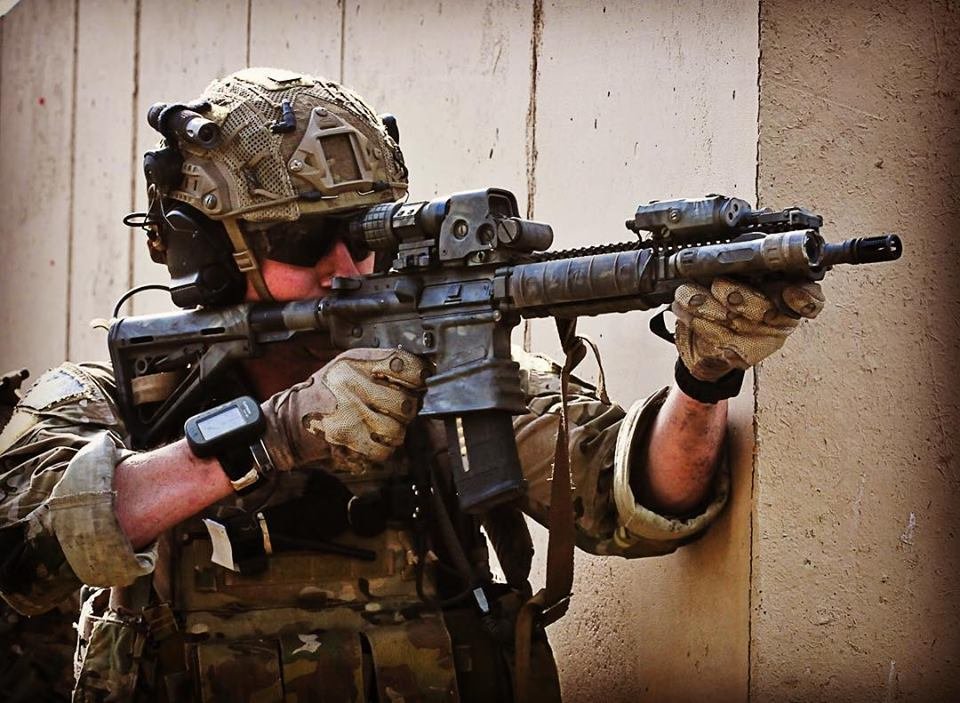 A Ranger from the 75th Ranger Regiment conducts close quarters combat training. Photo courtesy of 75th Ranger Regiment.