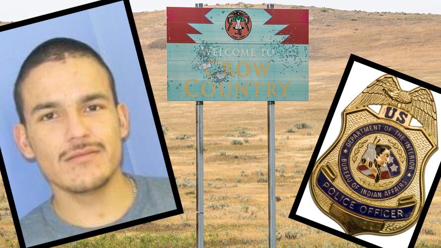 A plea agreement inked by federal prosecutors and 38-year-old Darnell Lee Not Afraid on Aug. 3, 2022, caps his prison sentence at five years behind bars for assaulting a police officer in 2021 on the Crown Indian Reservation in Montana. Coffee or Die Magazine composite.