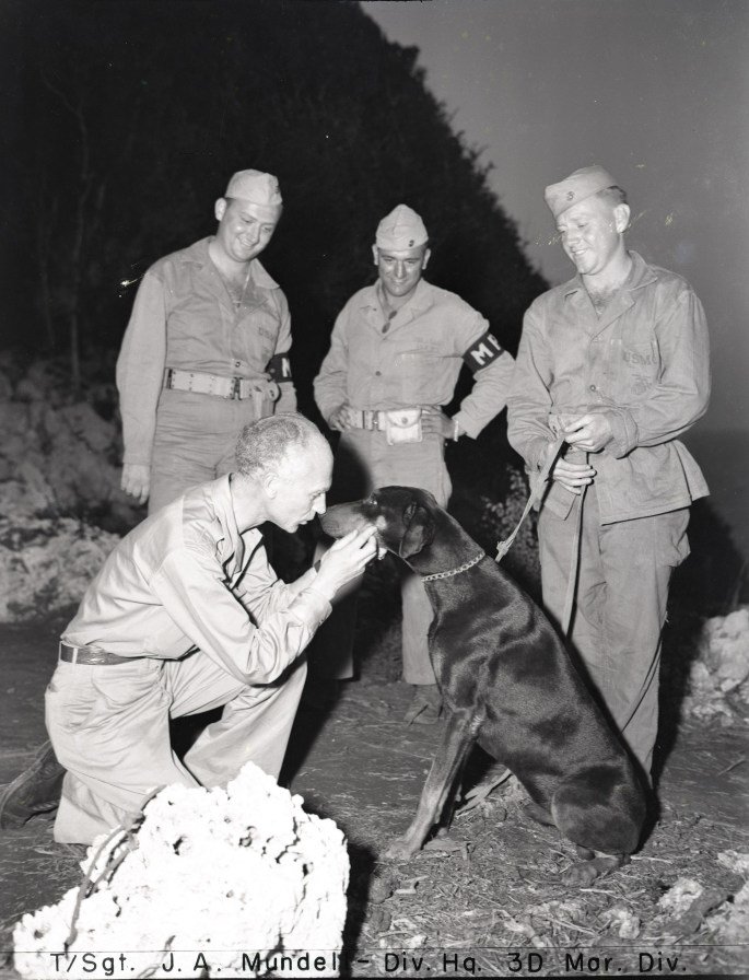 Ernie Pyle Guam war dog coffee or die 