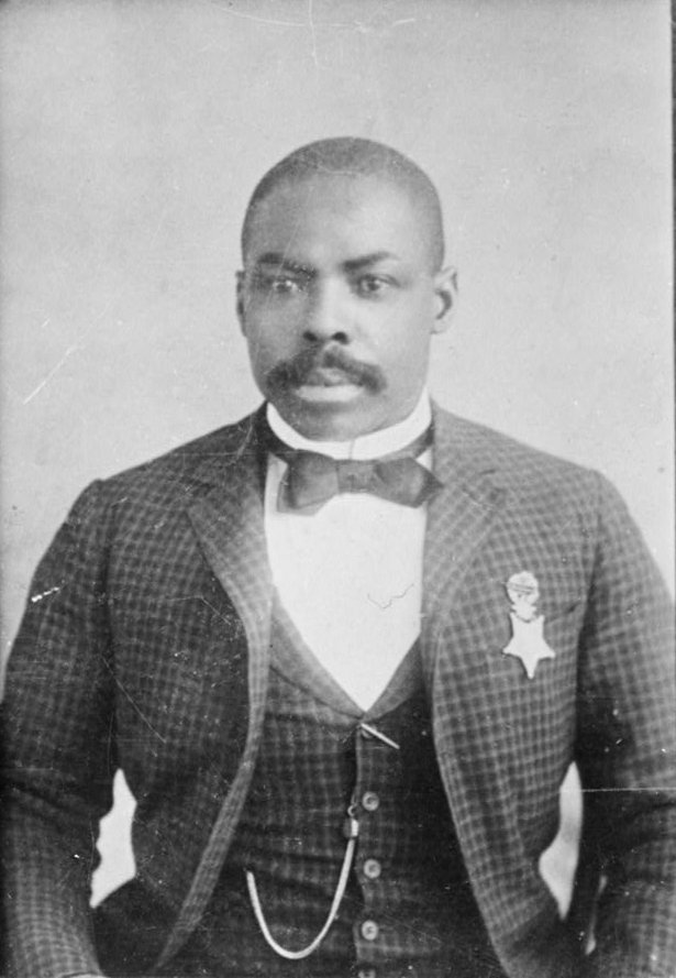 Isaiah Mays, Medal of Honor recipient. This photograph was part of the material prepared by W.E.B. Du Bois for the Negro Exhibit of the American Section at the Paris Exposition Universelle in 1900 to show the economic and social progress of African Americans since emancipation.