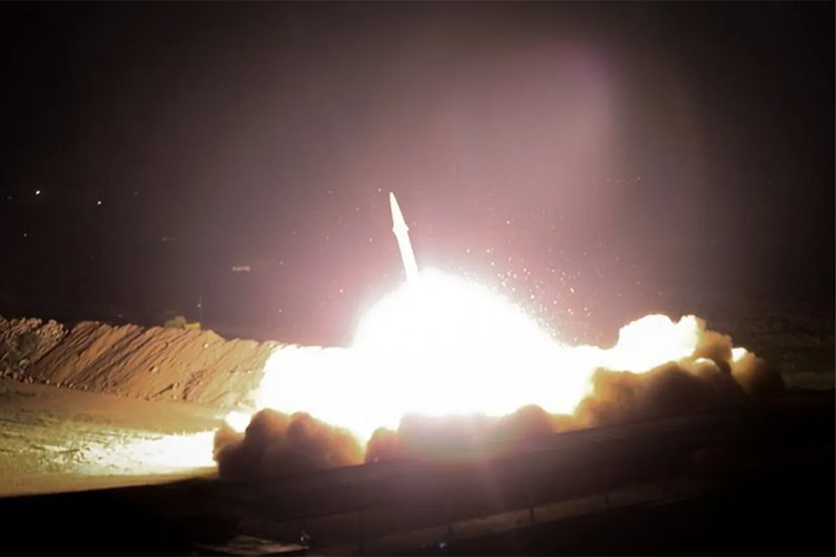 iran attack ballistic missile