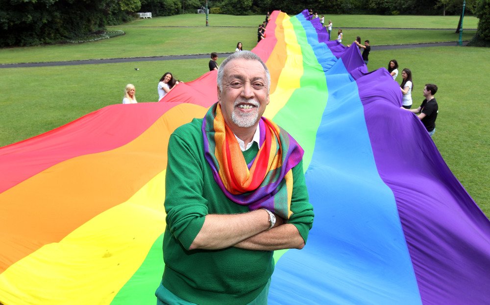 Gilbert Baker rainbow flag gay pride flag coffee or die