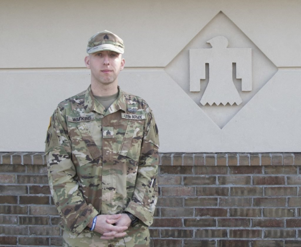 Oklahoma Army National Guardsman Sgt. Darren Watkins. Photo courtesy of the U.S. Army.
