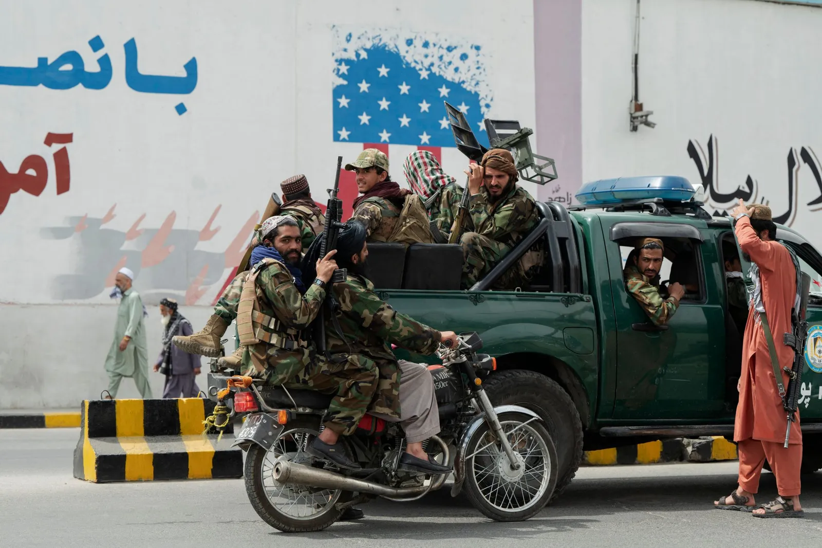 Taliban motor pool