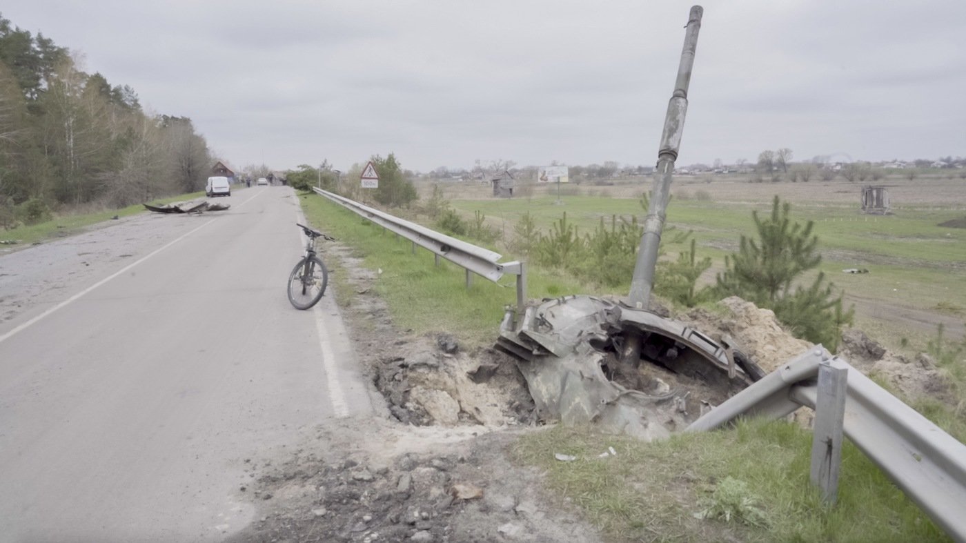 Russian tank turret