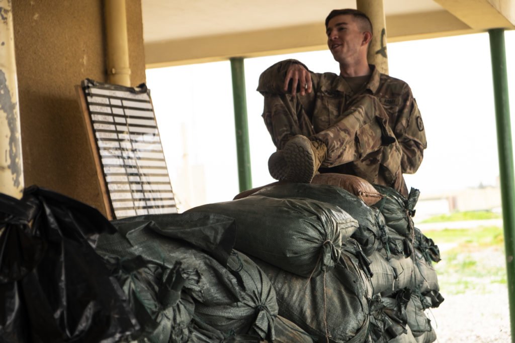 PFC Andrew Parson at K1. Photo by Kevin Knodell/Coffee or Die.