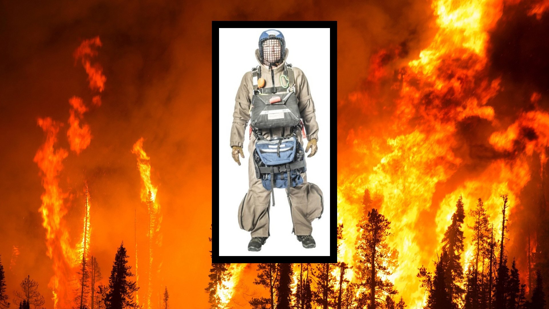 US Army Combat Capabilities Development Command Soldier Center, or DEVCOM SC, designed a new Rough Terrain Jumpsuit for America's elite smokejumper firefighters working for the US Department of Agriculture’s Forest Service and the US Department of Interior’s Bureau of Land Management. They parachute into remote areas to extinguish wildfires.  Coffee or Die Magazine composite.