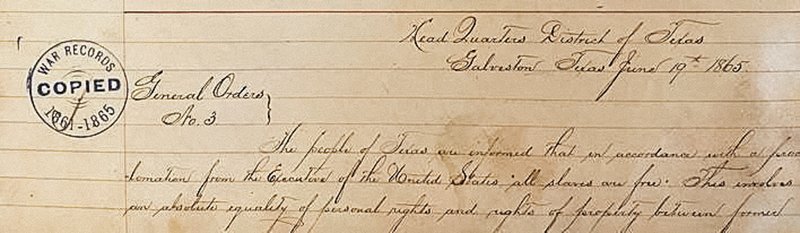 juneteenth order