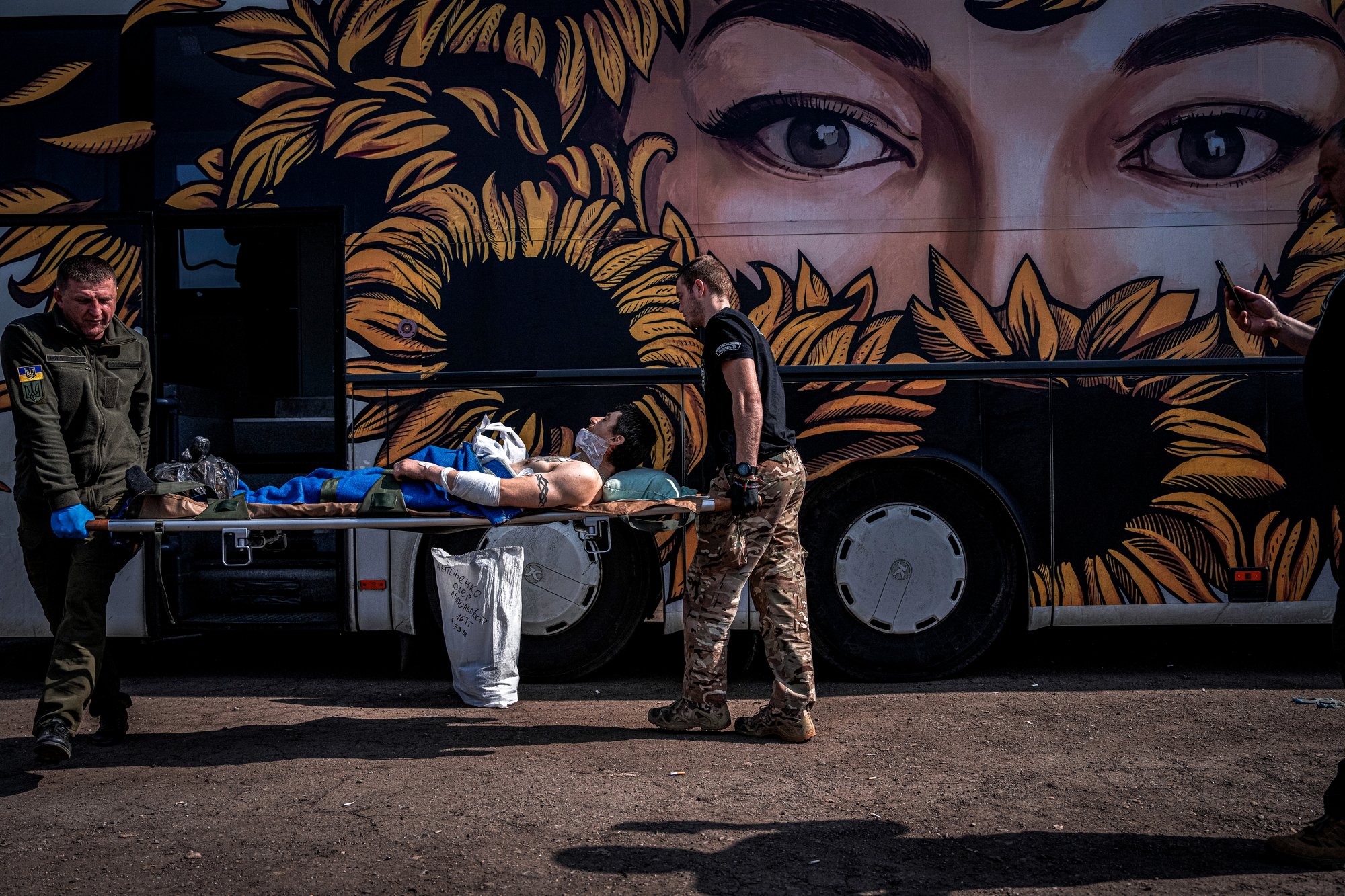 ukrainian wounded soldier