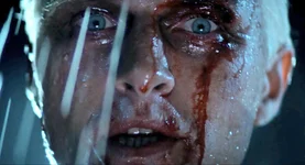 Rutger Hauer as replicant Roy Batty in Blade Runner. Screenshot from Blade Runner.