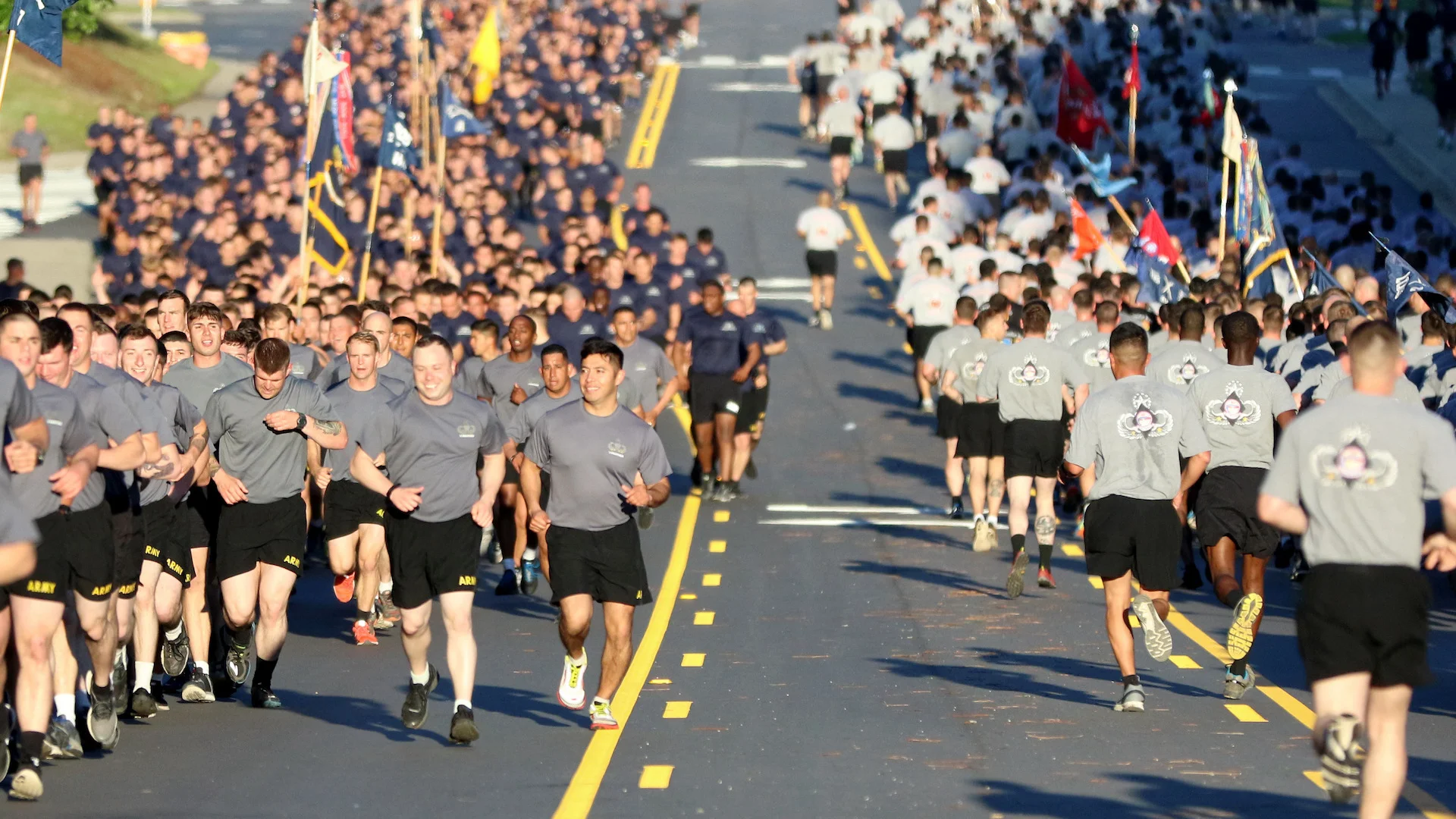 Washington Army National Guard run