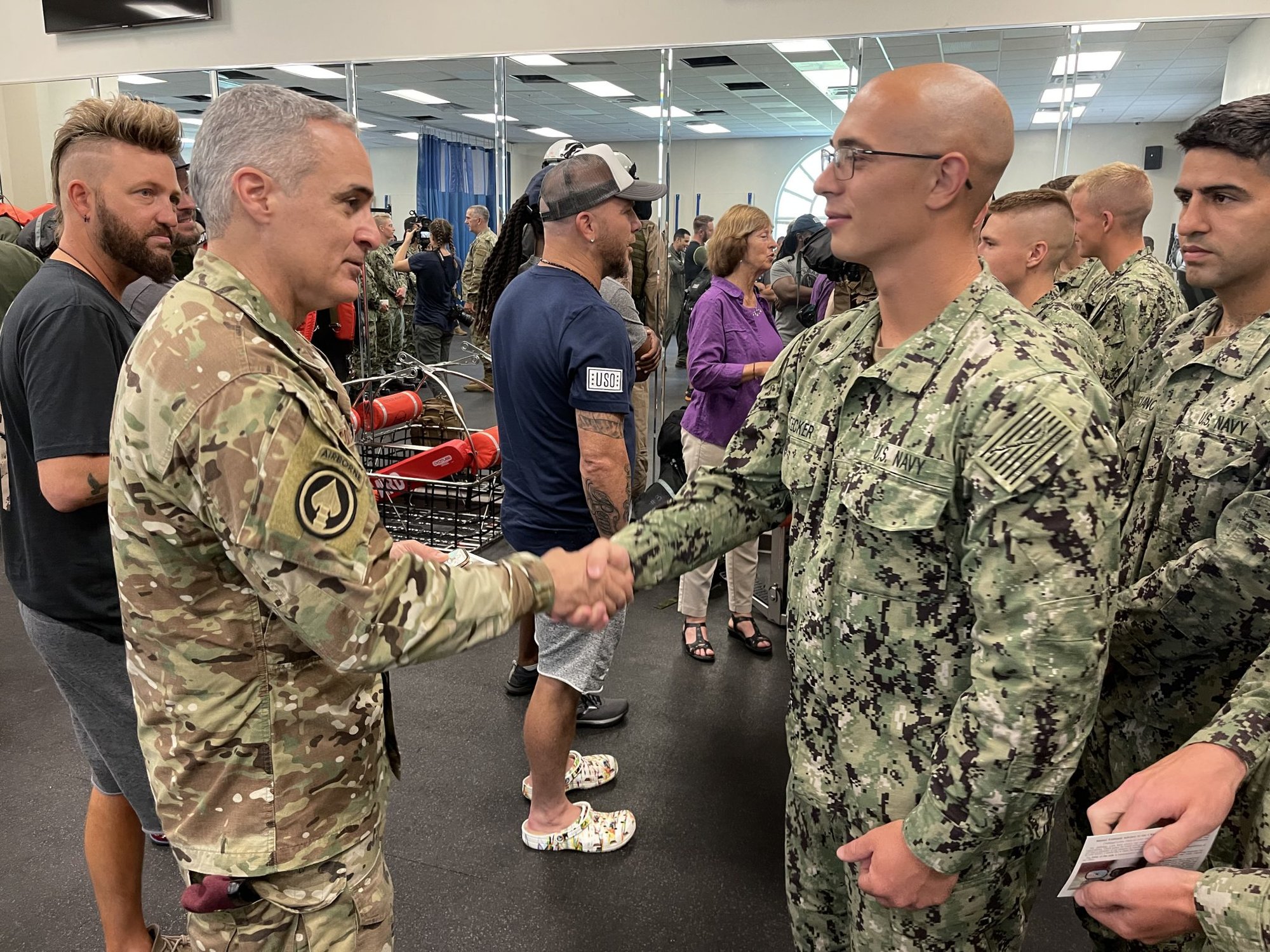 SEAC Ramon Colon-Lopez USO Tour