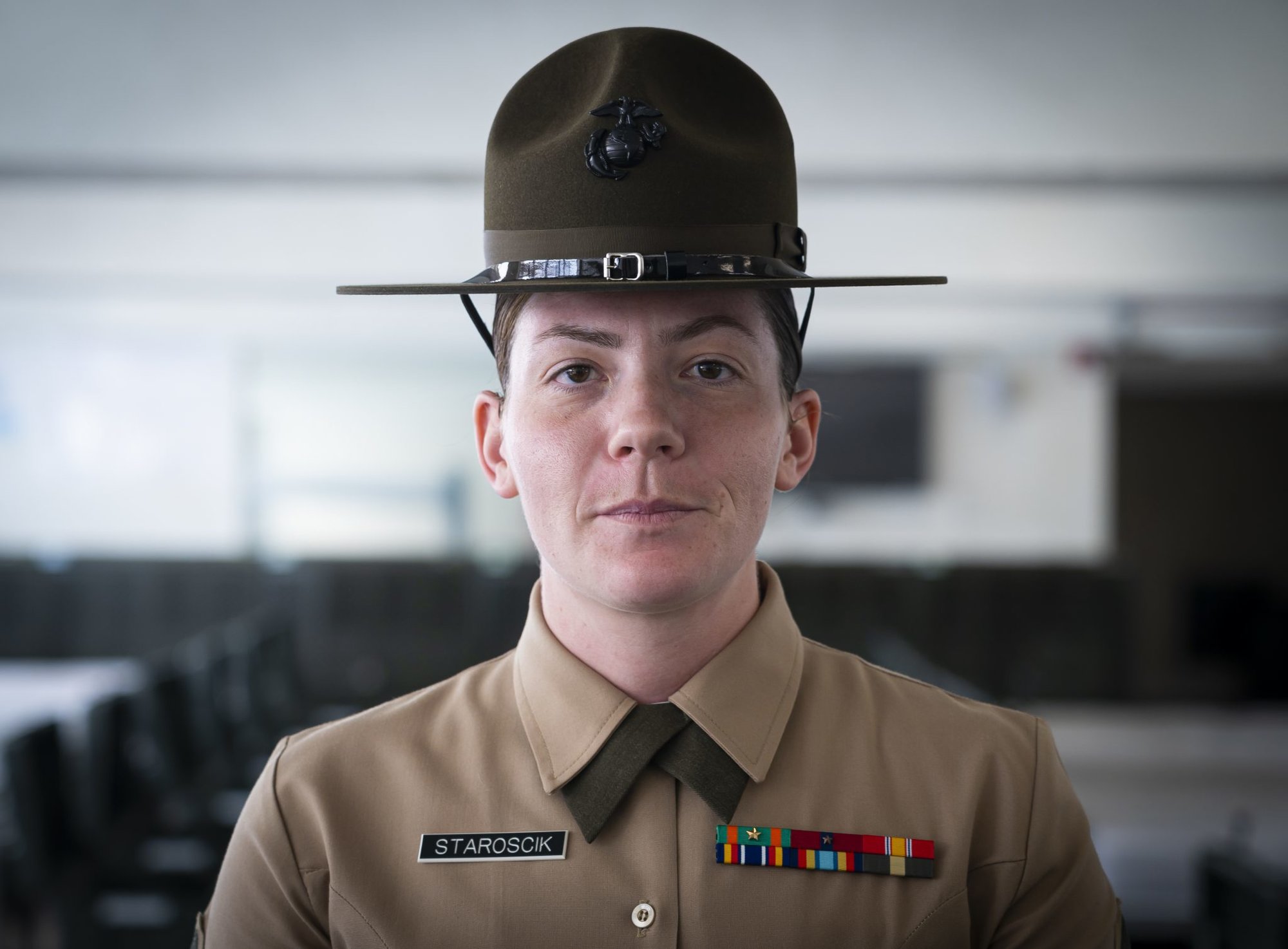 Marine Recruit Depot San Diego Staff Sgt. Amber Staroscik