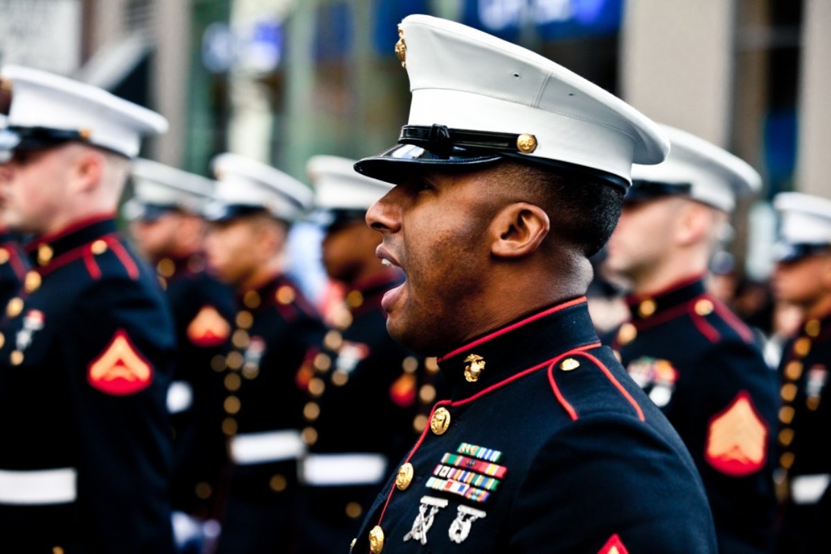 marine veterans day parade