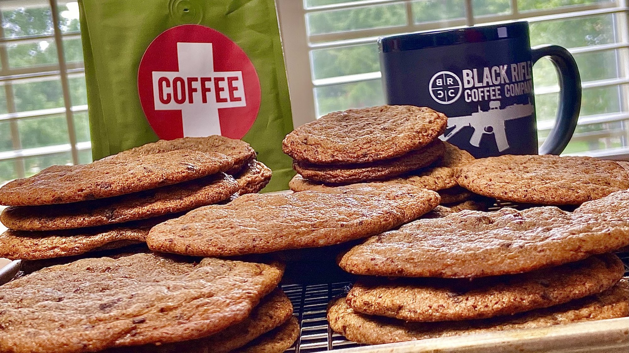 Afghan smoked spiced chai espresso chocolate chip cookies