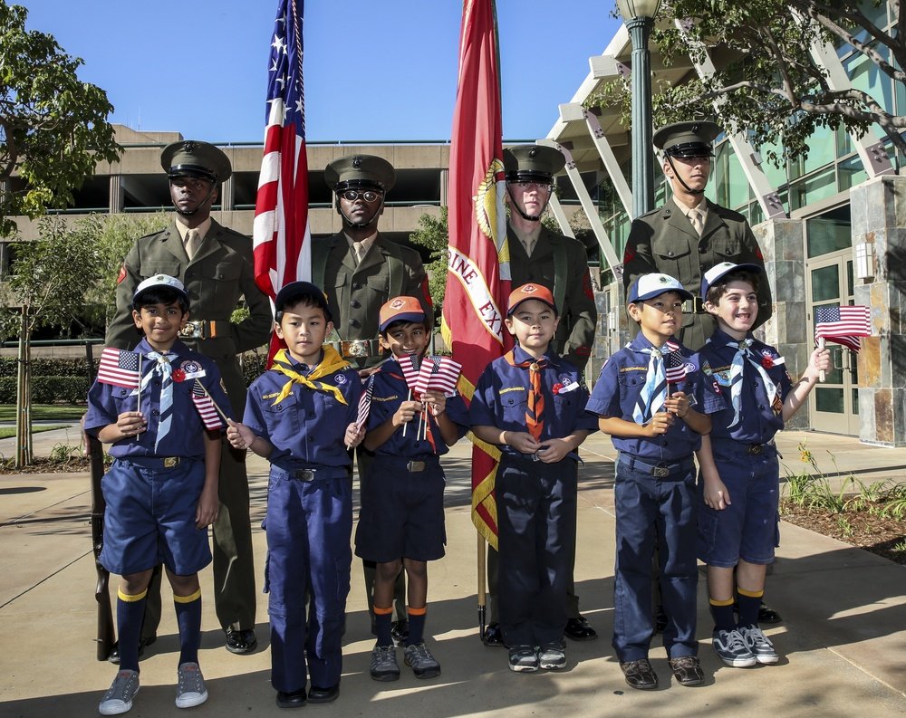 Veterans Day Boy Scouts