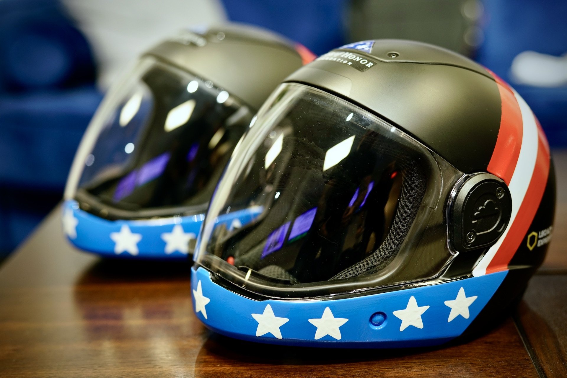 Triple 7 team helmets