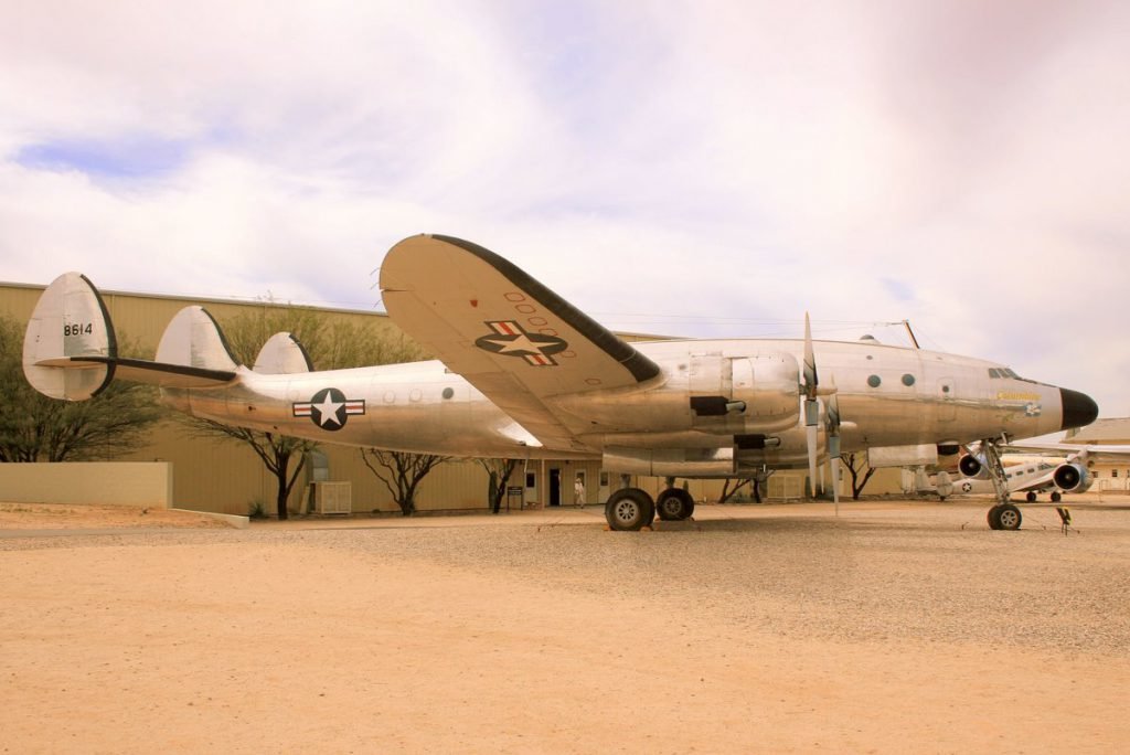 C-121G, air force, constellation trails, arizona, coffee or die