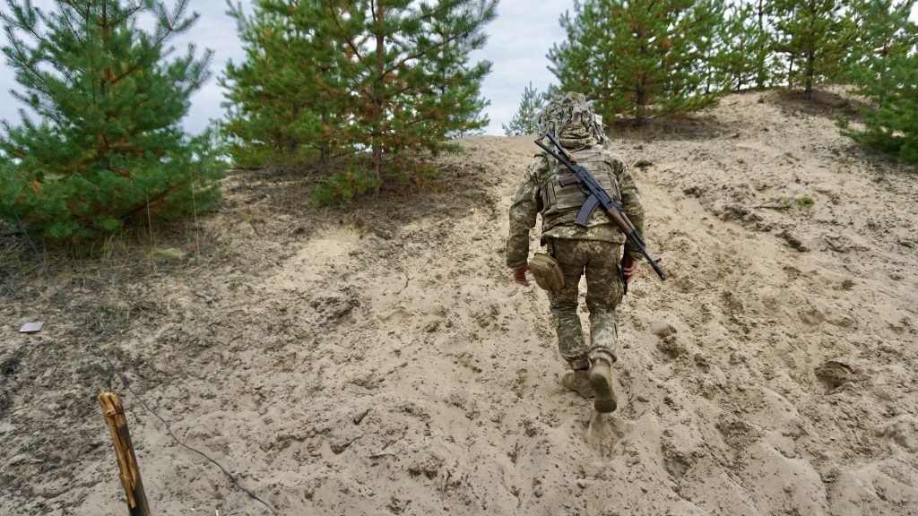 Ukraine war front line report Stanytsia Luhanska