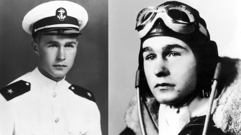 Presidents military careers George H.W. Bush