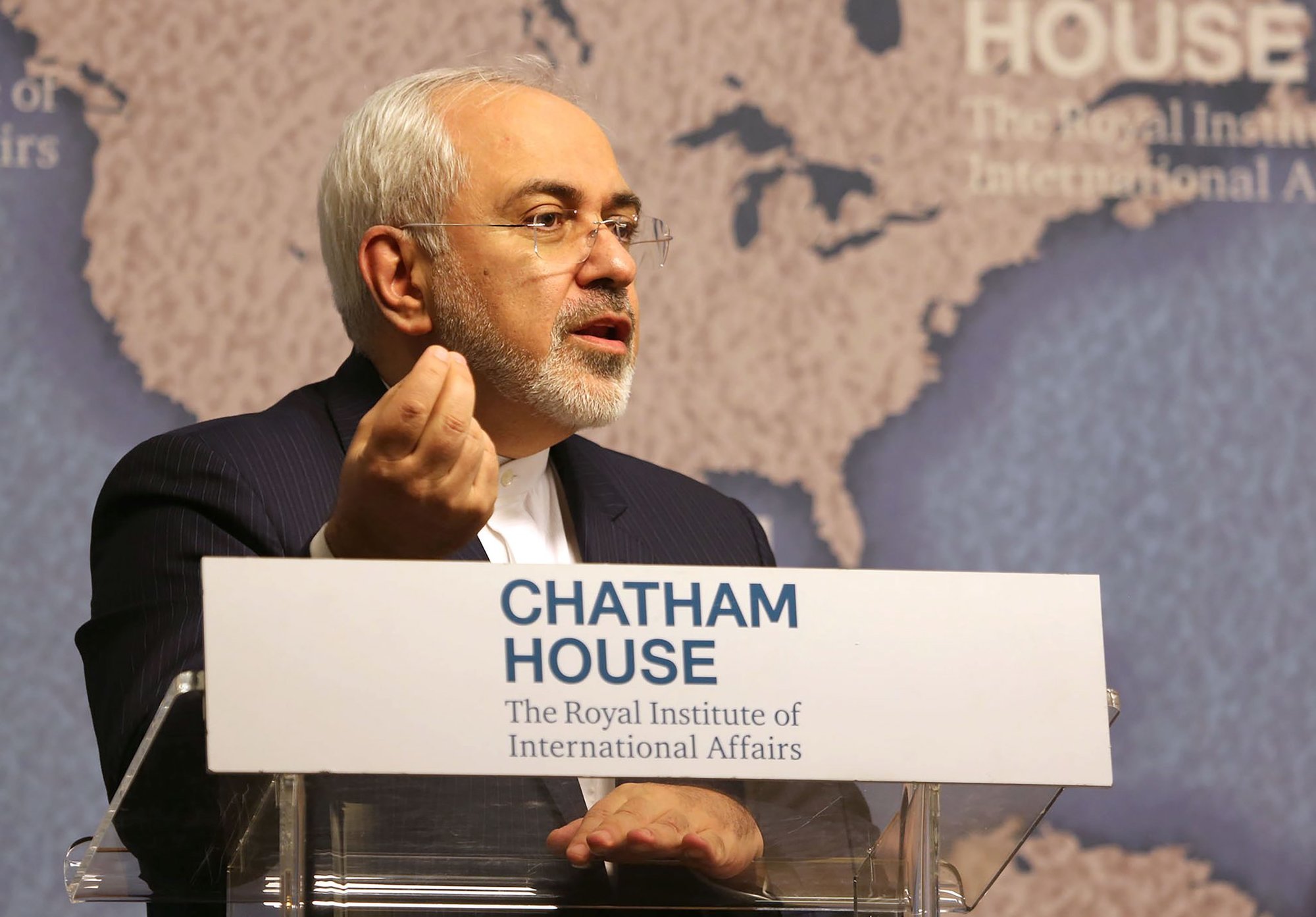 Iranian Foreign Minister Mohammad Javad Zarif. Wikimedia Commons image.