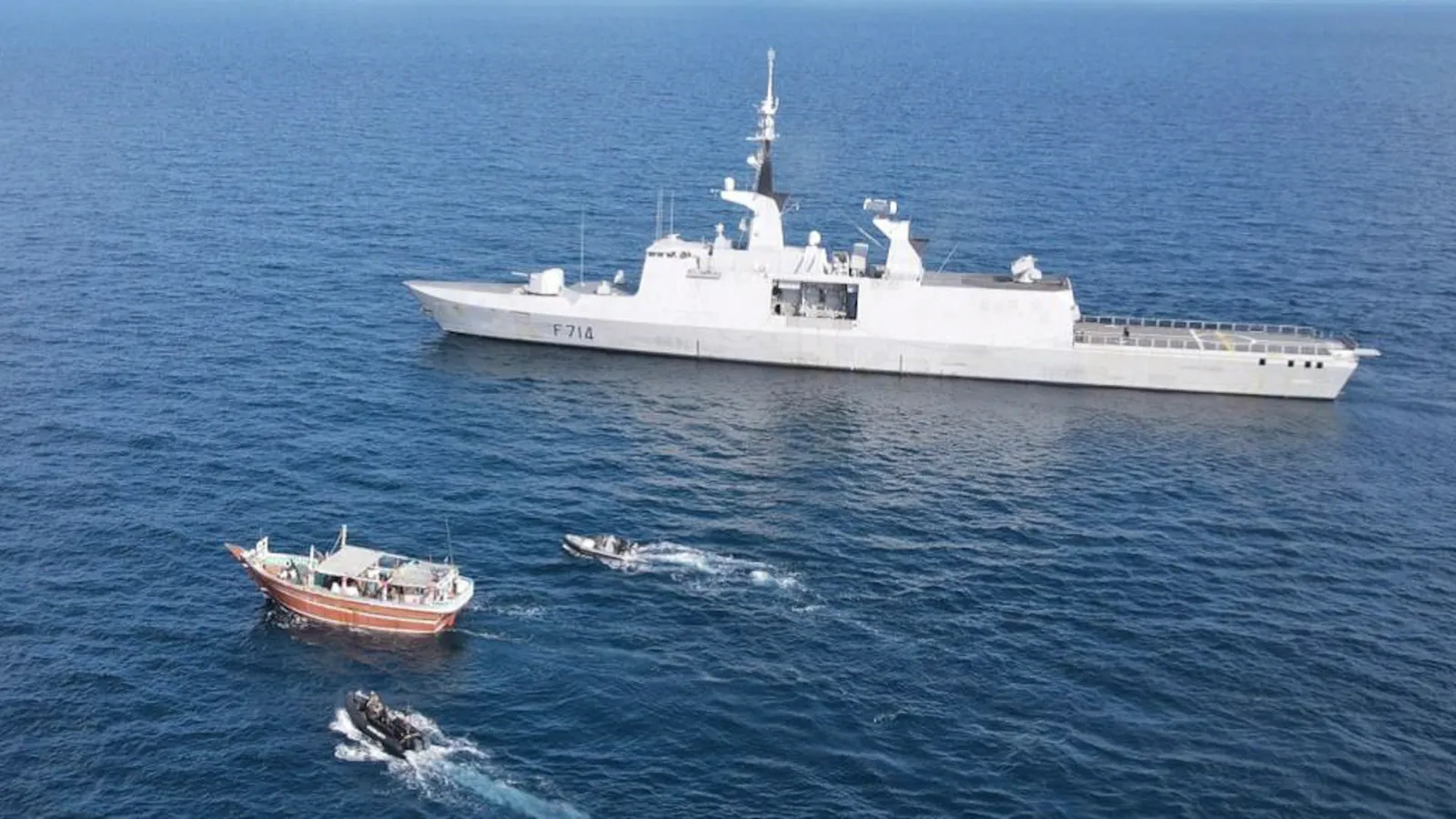 US 5th Fleet: French Stealth Warship Seizes Narco-Boat