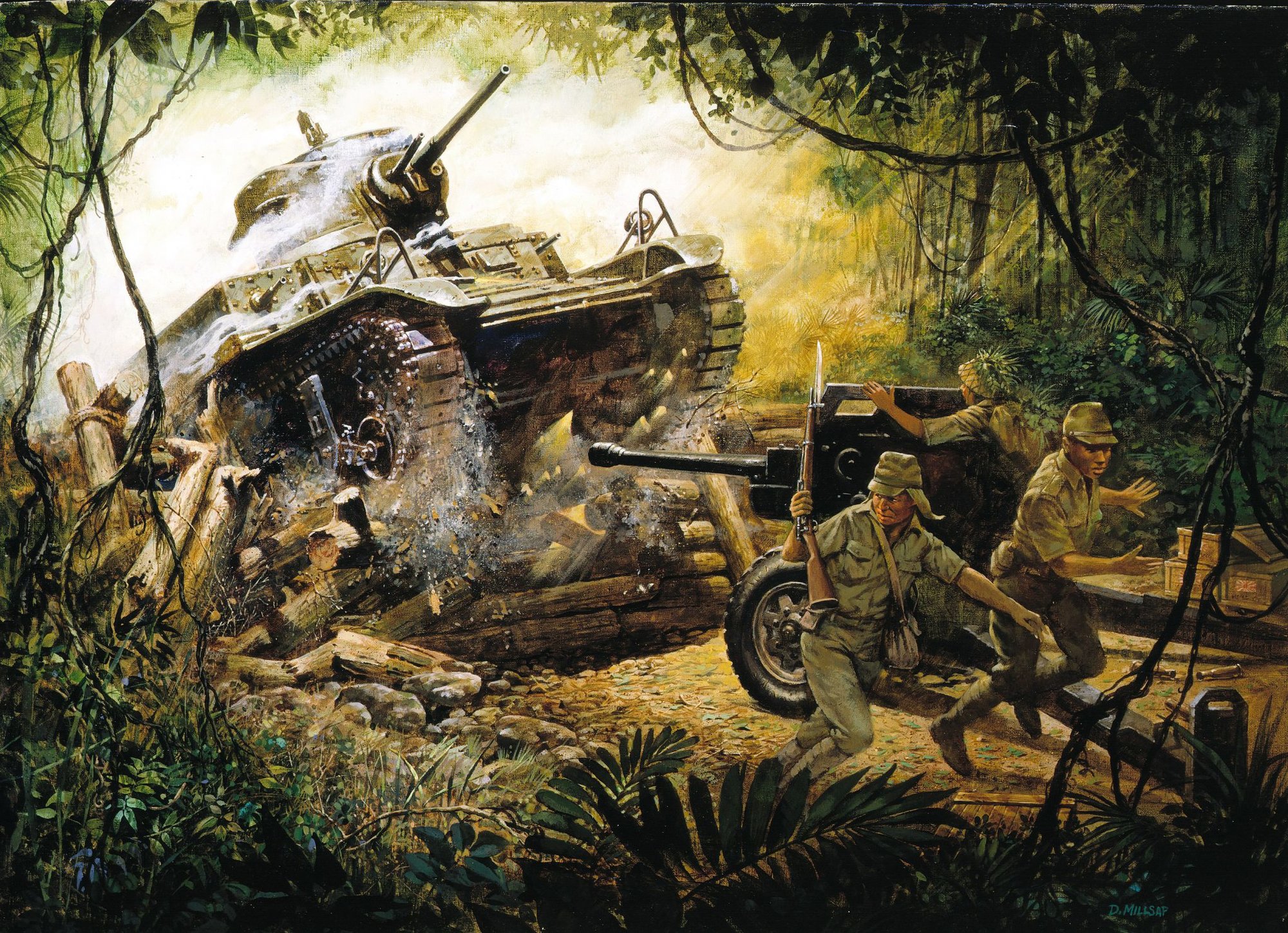 National Guard 192nd Tank Battalion coffee or die 