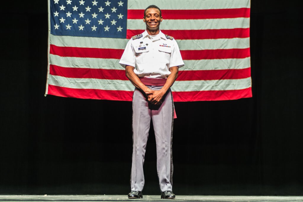 Newly commissioned 2nd Lt. Alix Schoelcher Idrache became the Maryland Army National Guard’s first United States Military Academy, also known as West Point, graduate on May 21, 2016. Photo by Sgt. Ryan Noyes, 29th Mobile Public Affairs Detachment, courtesy of DVIDS. coffee or die