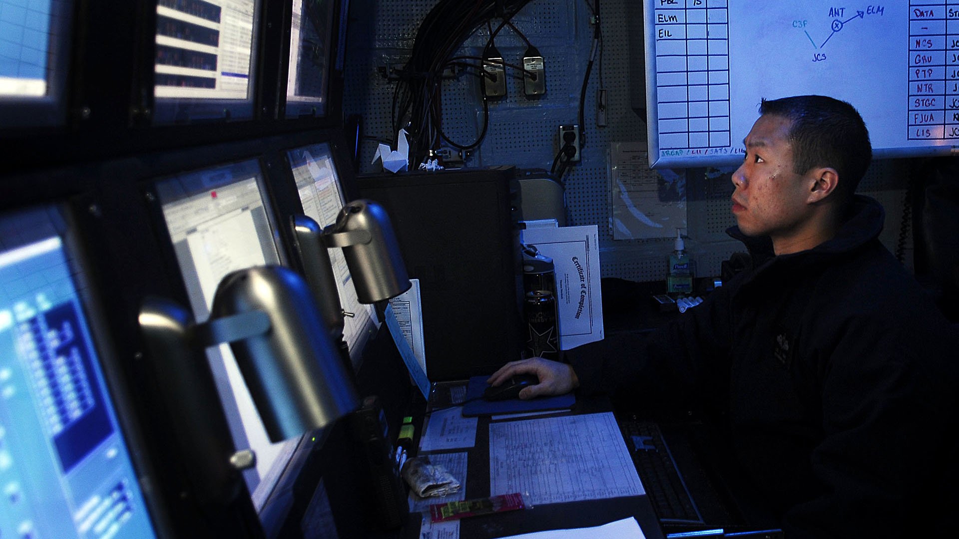Monitoring the command center