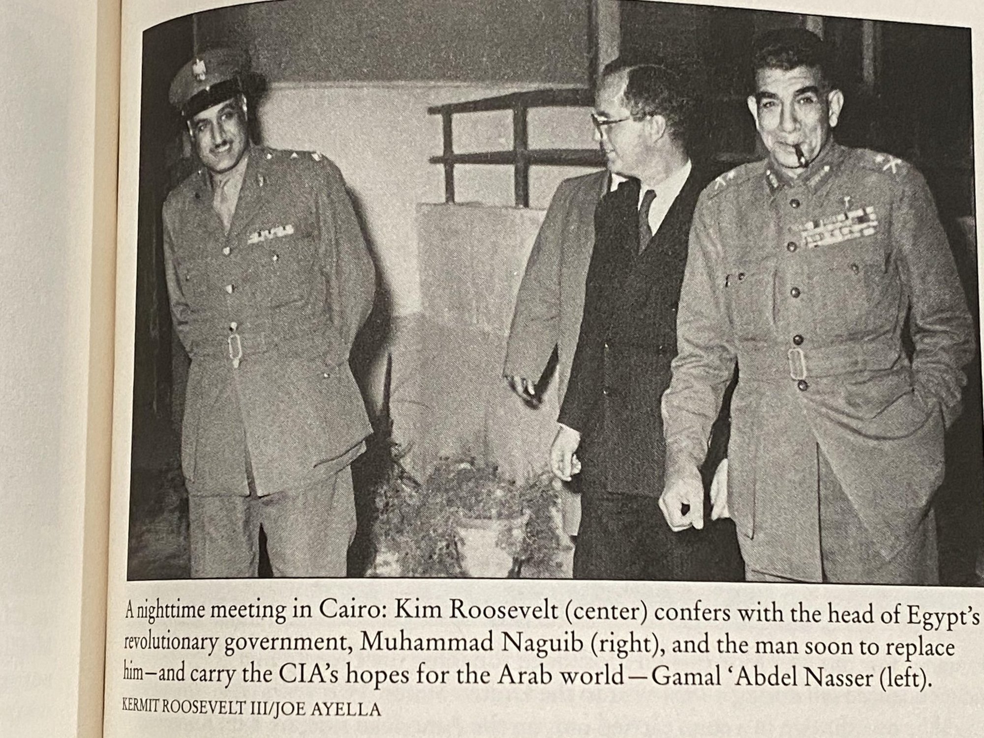 insane CIA operations, Kermit "Kim" Roosevelt, Gamal Nasser coffee or die 
